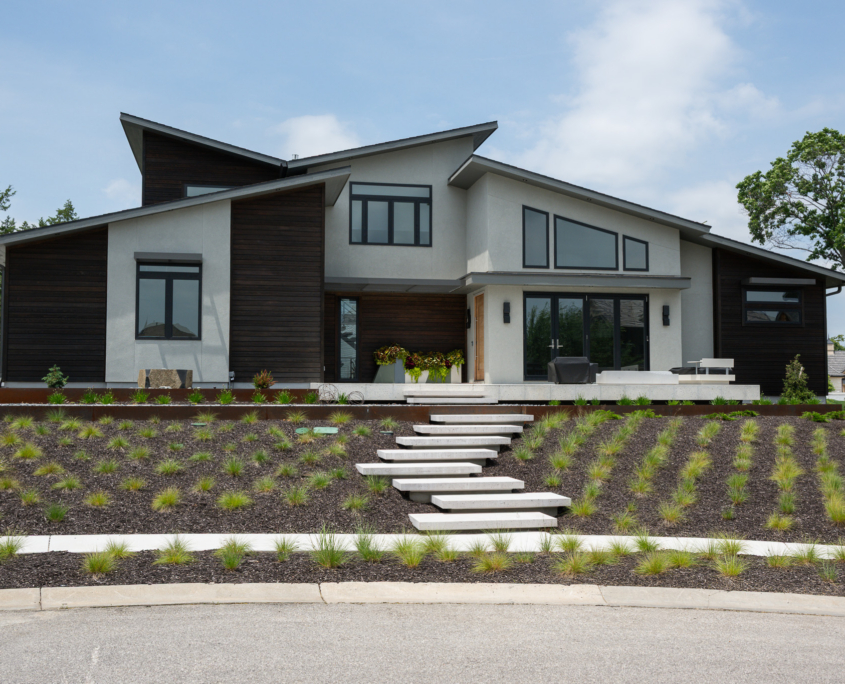 Outside Of Modern House
