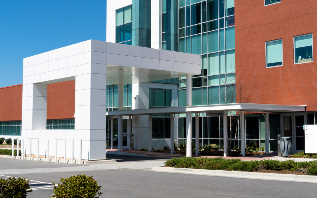 The Modern Medical Building Main Entrance
